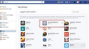Facebook Apk - app settings options