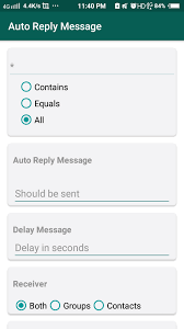 auto reply message in gbwhatsapp apk