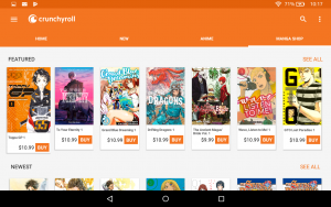 crunchyroll premium apk has features animes to rent and watch for free.