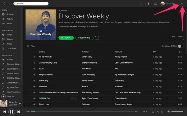 spotify mod apk - discover weekly