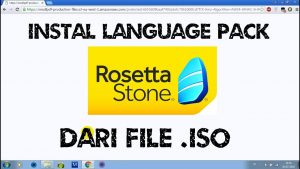 install language pack dari file.iso - Rosetta stone mod apk