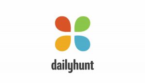 dailyhunt cover photo with logo.
