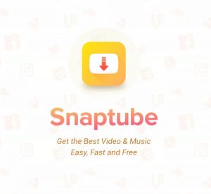 snaptube mod apk cover image with logo.