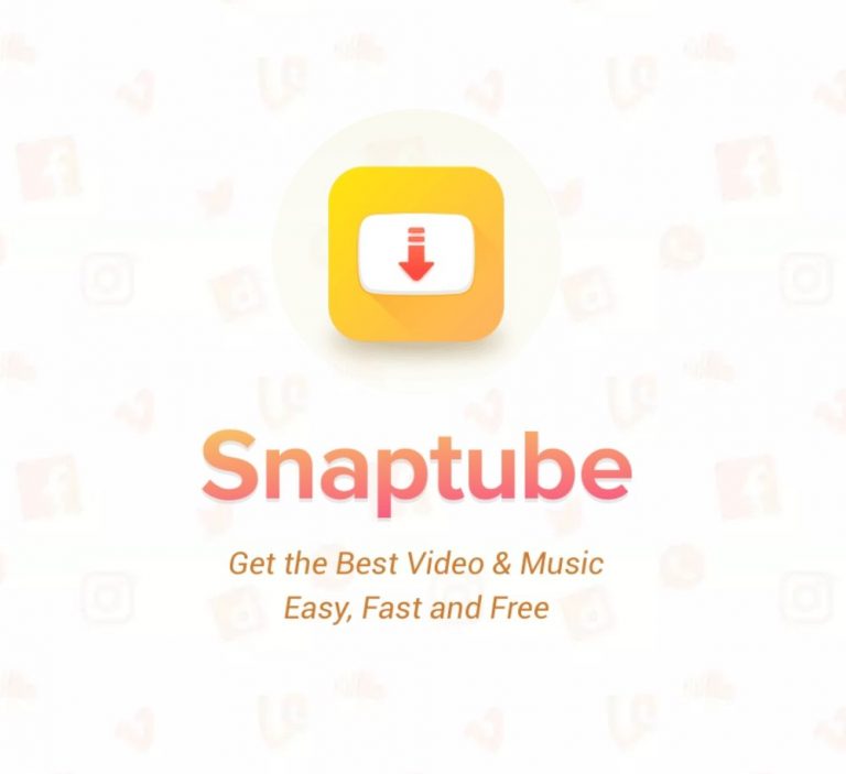 snaptube mod apk cover image with logo.