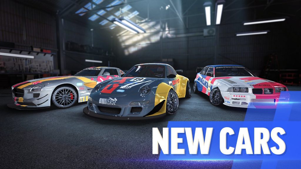 new cars in racing game