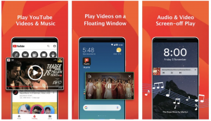 play youtube, videos on a floating window and play audio and video screen off play.