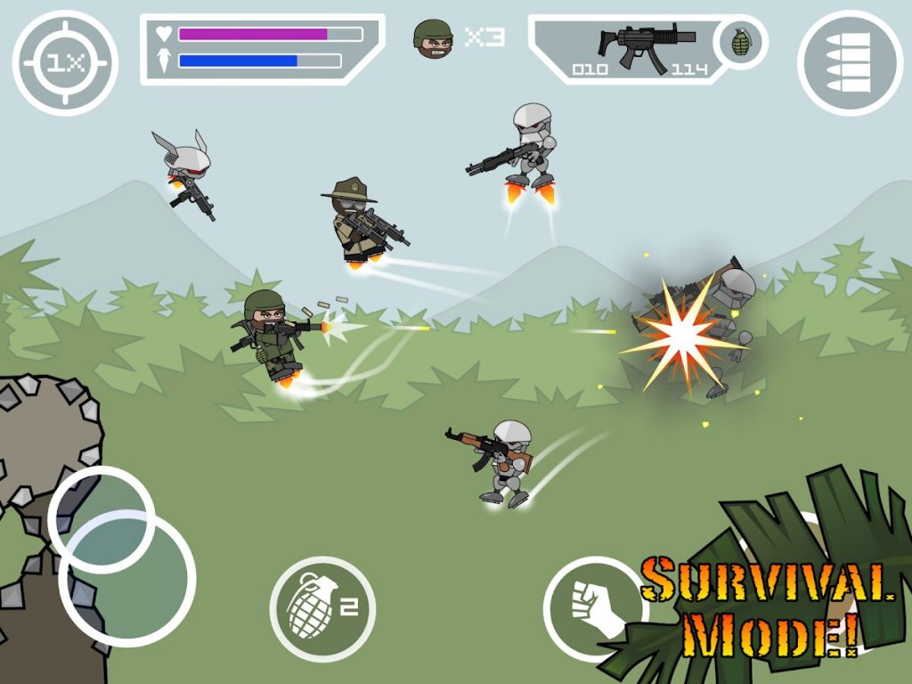 Mini Militia survival mode