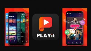 Playit mod apk - logo with cover.