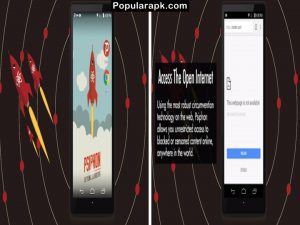 access the open internet with psiphon.