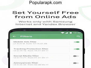 set yourself free from online ads with adguard mod apk.