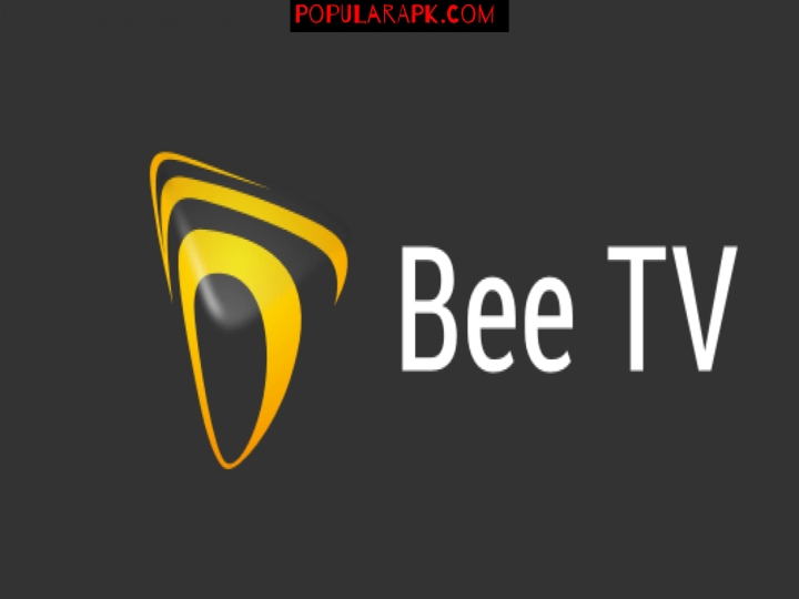 BeeTV mod apk cover photo with logo.