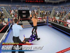 become world champion in wrestling game.