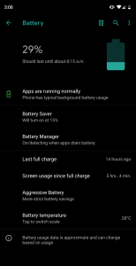 increase battery life. black background. Feradroid Engine app.