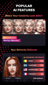 gradient app gives ethnicity estimate