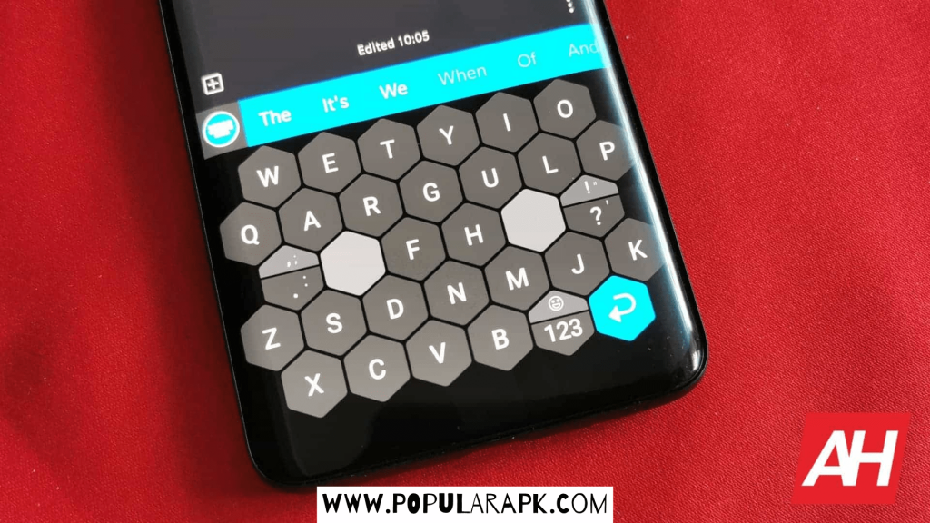 Typewise Mod Apk with new honeycomb design.