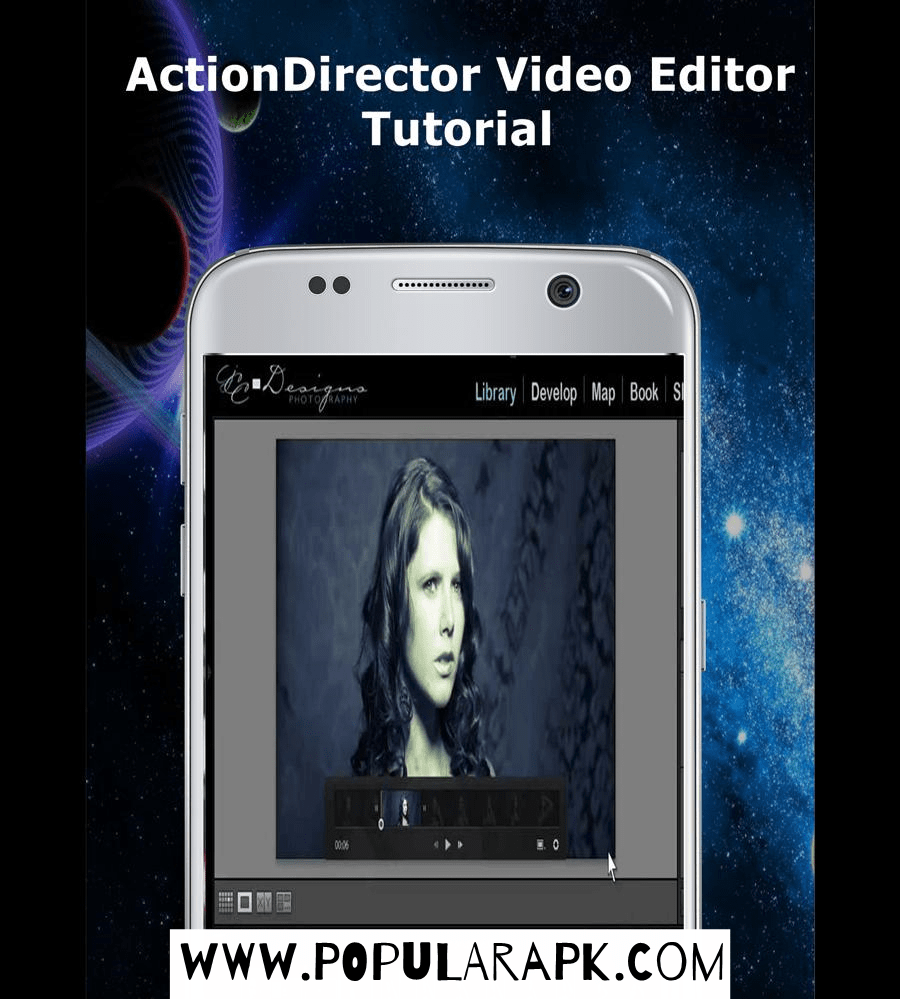 this apk also contains actiondirector video editor tutorials.