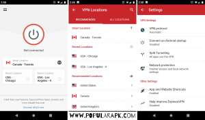 you can select any number of VPN locations and use advanced settings for VPN.