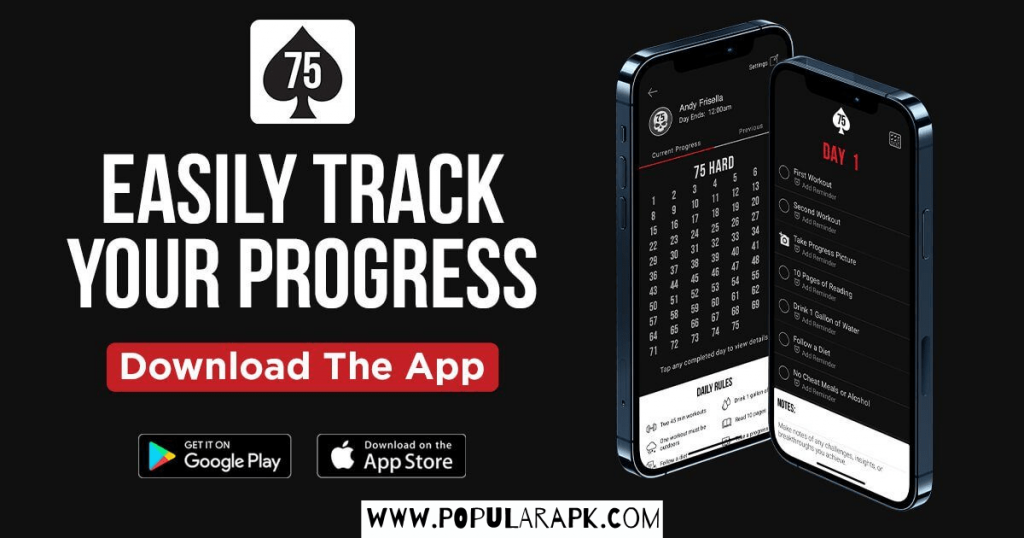 easily track progress with the app.