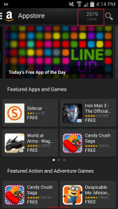 amazon appstore apk with coin system.