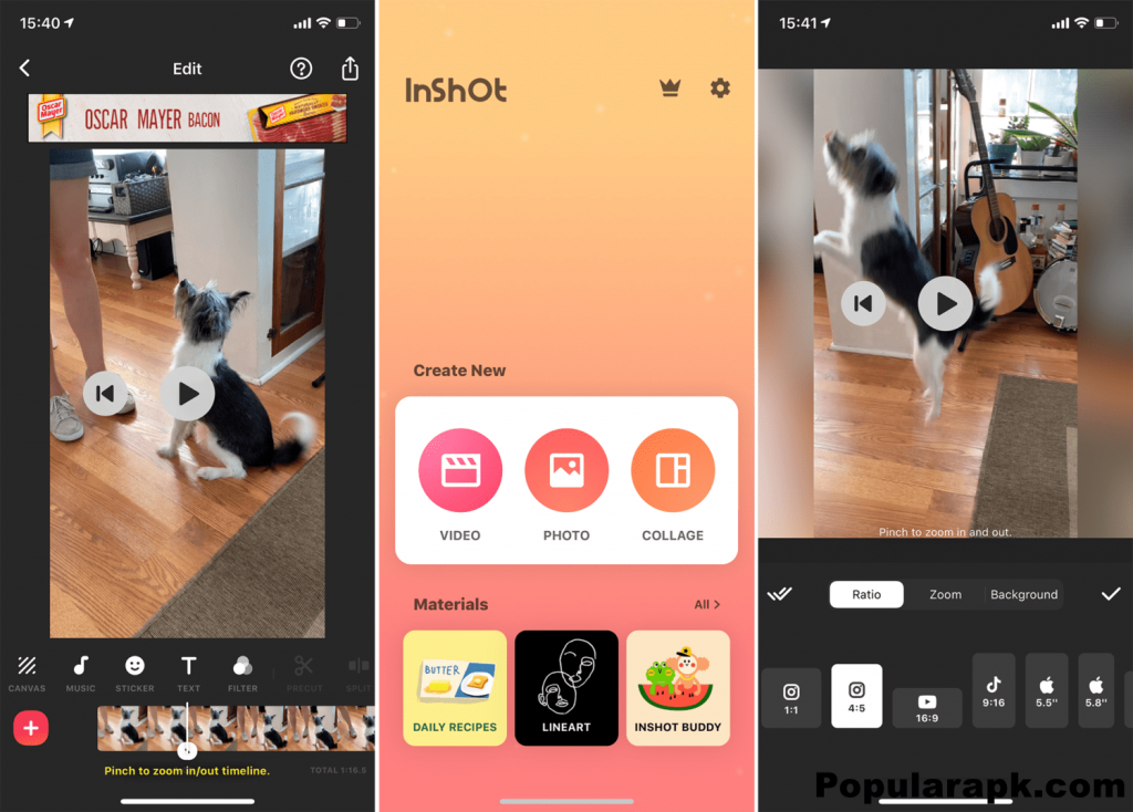 you should use inshot mod apk as it has the most useful and handy video editing tools
