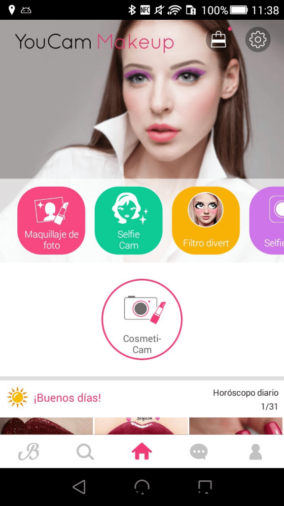 easy and simple with youcam makeup app