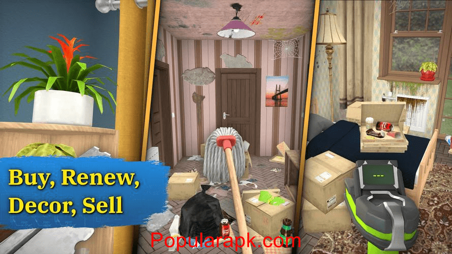 buy renew, decor and sell on house flipper mod apk