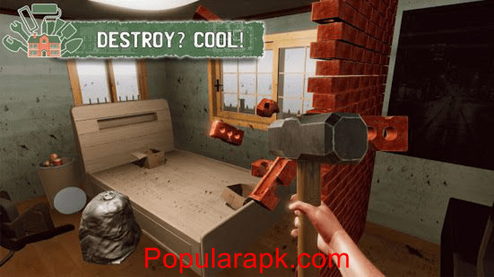 destroy and make new rooms from starting in this game.