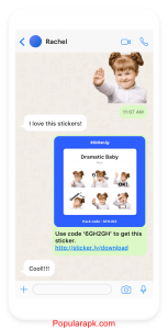 send the whole sticker pack using codes within sticker.ly premium app
