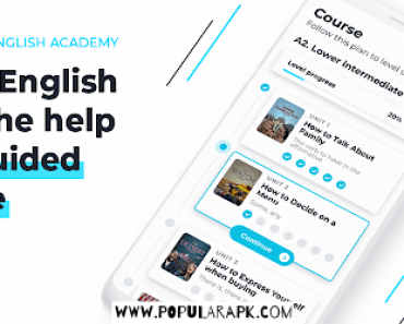 learn english with the help of guided course.