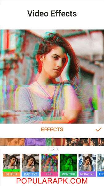 add glitch effect and ake trendy picture editing