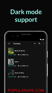 dark mode support in app.
