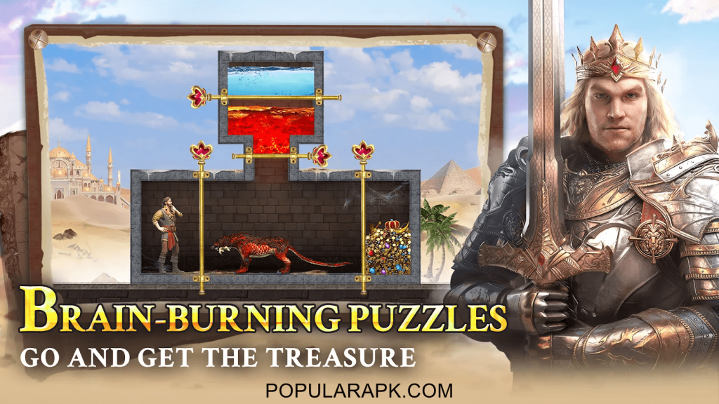 solve the puzzles in evony the king's return mod apk
