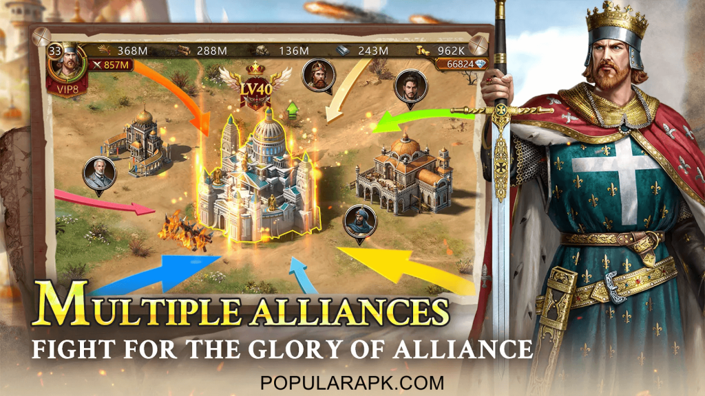 make alliances with other players.