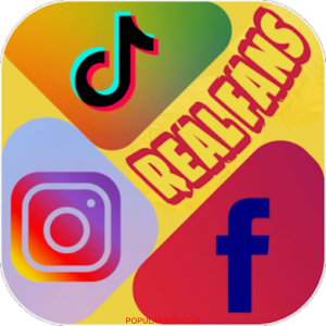 get real fans on your tiktok, facebook and instagram account.
