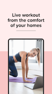 live workout from your home in healhtifyme app