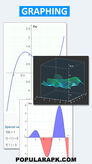 make 3d graphs and use automation to find answers to problems.