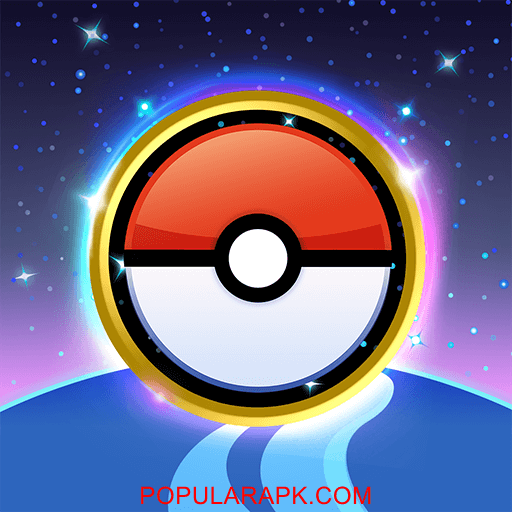 highlighted pokeball in red and white