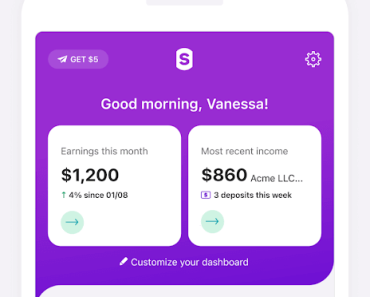 track your earnings in the app with instant credit.