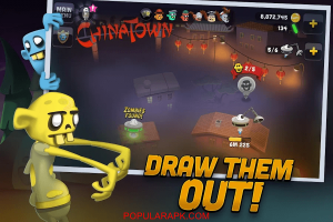 draw the zombies out with goodies in the game