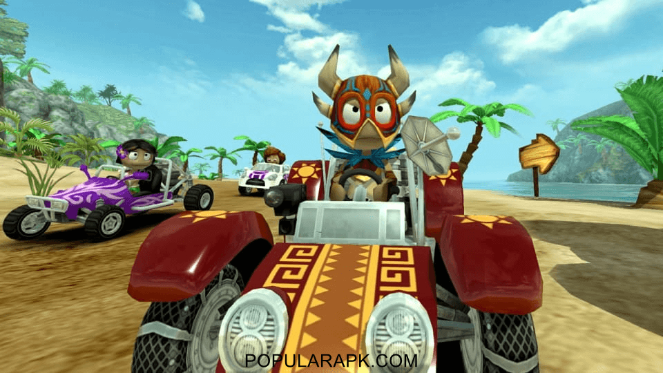 characters in beach buggy.
