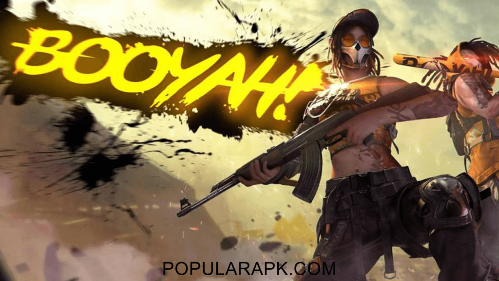 Booyah mod apk cover image with logo
