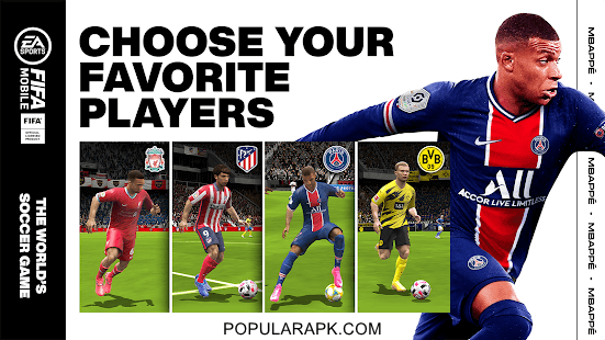 choose your favourite Fifa soccer players for tournaments.