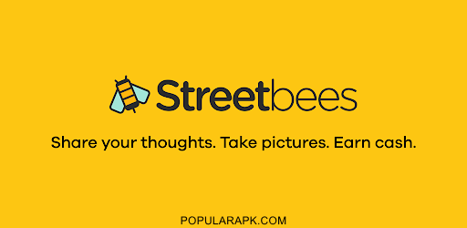 streetbees logo in yellow.