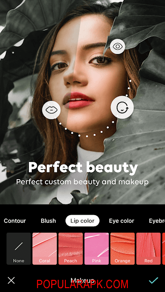 use perfect beauty options with b612 camera & photovideo editor mod apk.