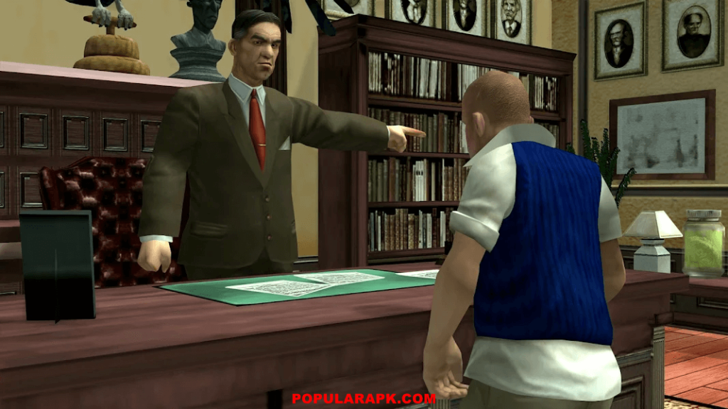 virtual man in suit in bully android game