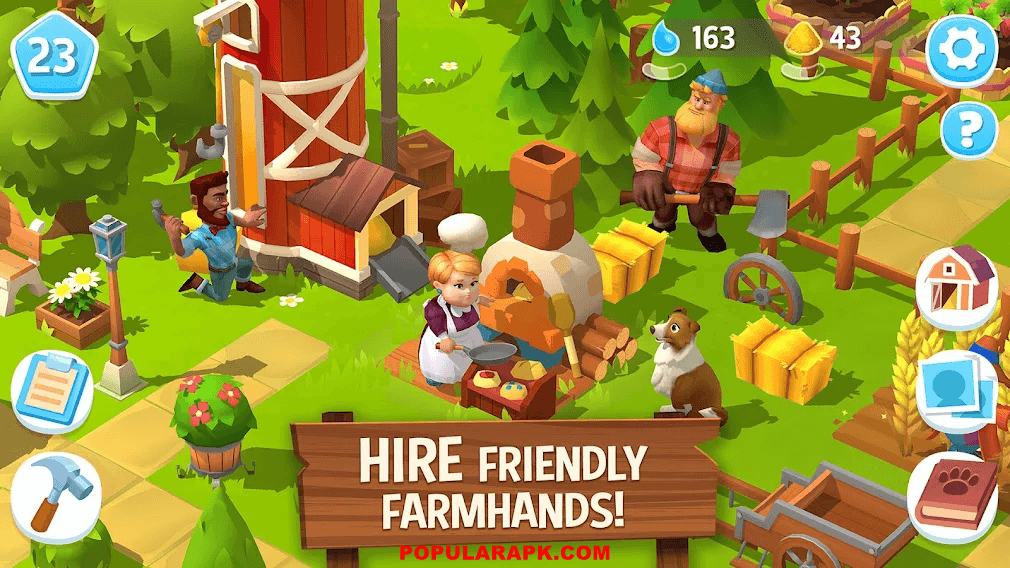 hire friendly farmhands