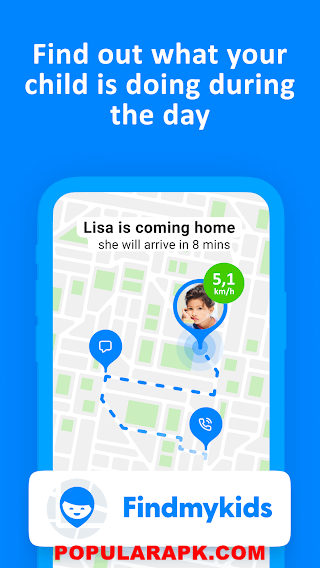 find your kids in map and see live location
