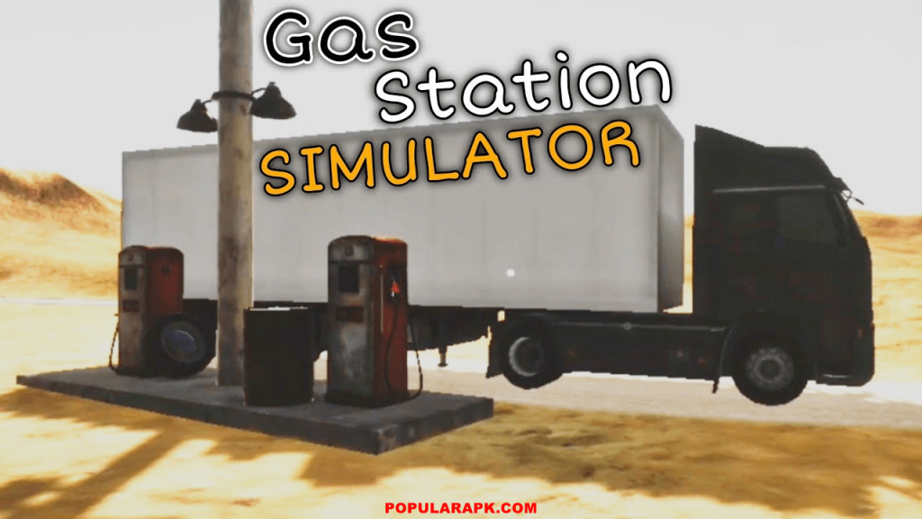 showing featured image of gas station simulator mod apk.