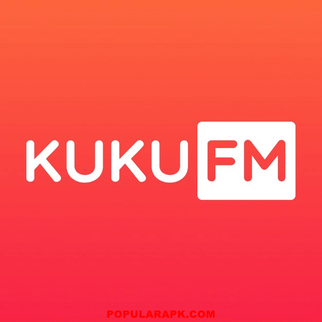 kukufm mod apk logo red background.