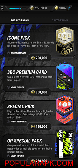 get cards to upgrade your skill
